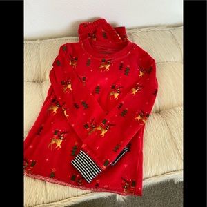 Kids PJ Salvage fleece Christmas PJs